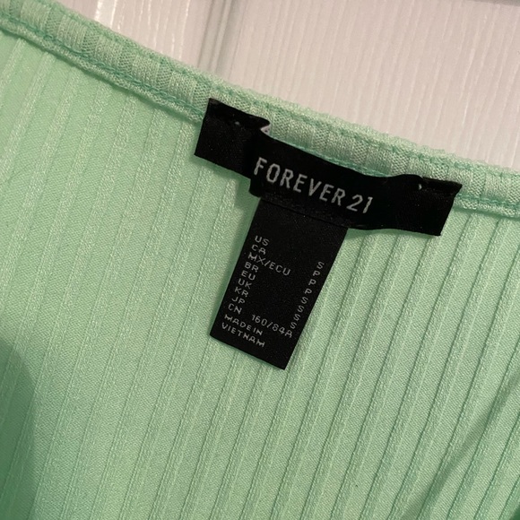 FOREVER 21 Lime Green Crop Top - Picture 5 of 5